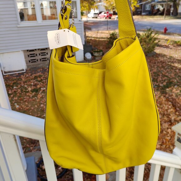 Coach yellow Satchel bag - Picture 4 of 4